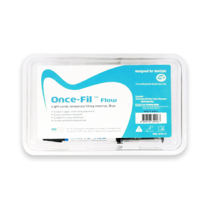 Once-Fil Flow blue Light cured, temporary filling