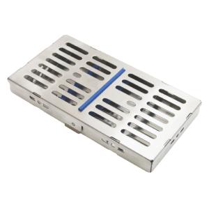 Cassette 19x10x2.5cm with blue silicon 