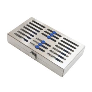 Cassette 18.5x10.5x3.5cm with blue silicon 