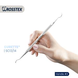 Columbia Curette fig. 13/14 with handle no. 3 