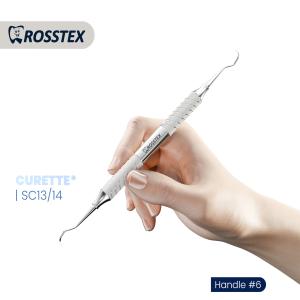 Columbia Curette fig. 13/14 with handle no. 6