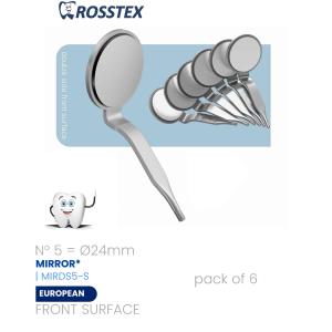 Front Surface Mirror No. 5 european double side (pack of 6)