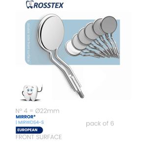 Front Surface Mirror No. 4 european double side (pack of 6)