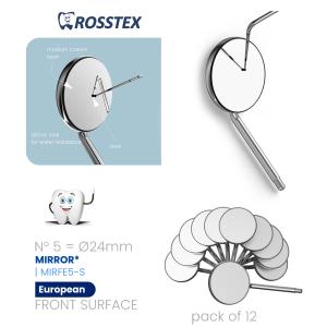 Front Surface Mirror No. 5 european single side (pack of 12)