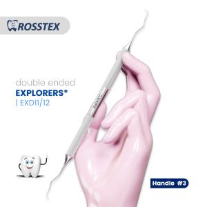 Explorer fig. 11/12 with handle no. 3 double ended