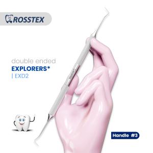 Explorer fig. 2 with handle no. 3 double ended