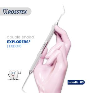 Explorer fig. dg16 with handle no. 3 double ended