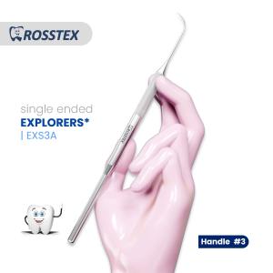 Explorer fig. 3a with handle no. 3 single ended