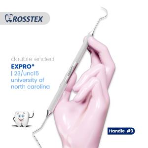 Expro fig. 23/unc15 university of north carolina with handle no. 3 double ended