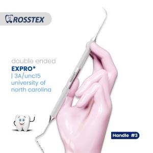 Expro fig. 3a/unc15 University of North Carolina with handle no. 3 double ended