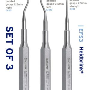 Heidbrink Root Elevator Kit (pack of 3)