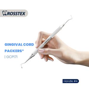 Gingival Cord Packers serrated fig. 171 with handle no. 4 