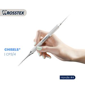 Wedelstaedt Chisel fig. 3/4 with handle no. 4 