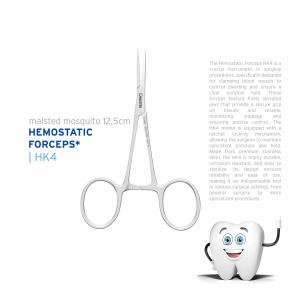 Halsted Mosquito Forcep 12,0cm 1x2 straight 