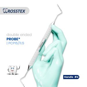 Probe fig. unc15/screening prob with handle no. 4 double ended