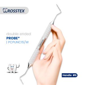 Probe fig. unc15/thin williams with handle no. 6 double ended