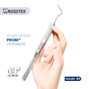 Probe university of north carolina fig. cp-15 with handle no. 6 single ended