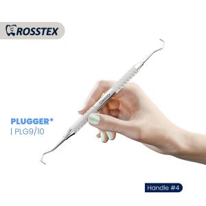 Plugger/Condenser fig. 9/10 back action with handle no. 4 