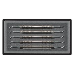 Oval Spoons Excavators Kit with handle no. 4 (pack of 3)