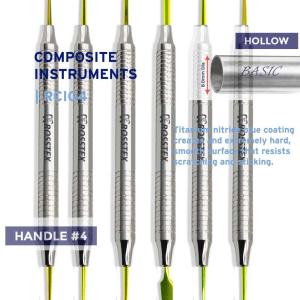 Composite Instruments Gold Kit with handle no. 6 (pack of 4) 