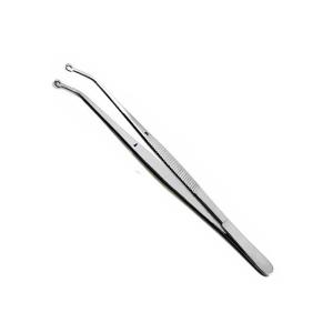 Suture Corn Tissue Plier 2.2mm 15,0cm curved 